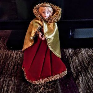 Beautiful Small Angel Tree Topper - NWOT